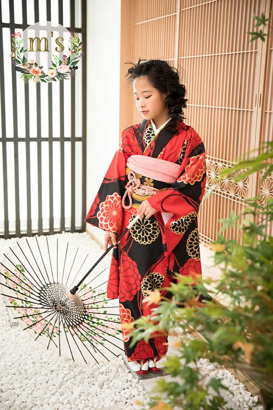 ハーフ成人式　スタジオ撮影