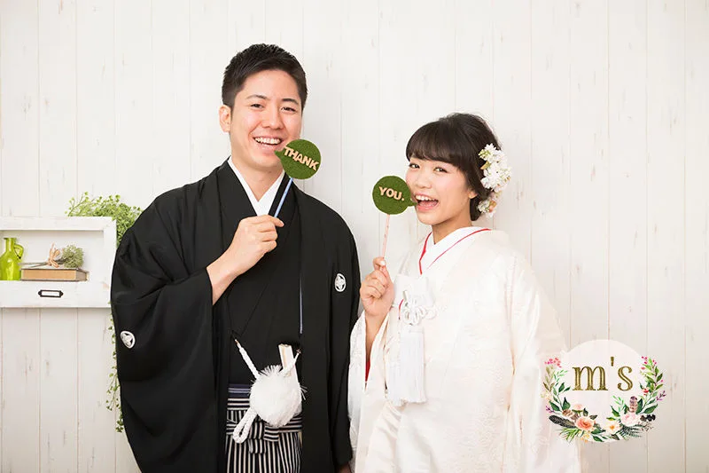 スタジオと松本城での前撮り