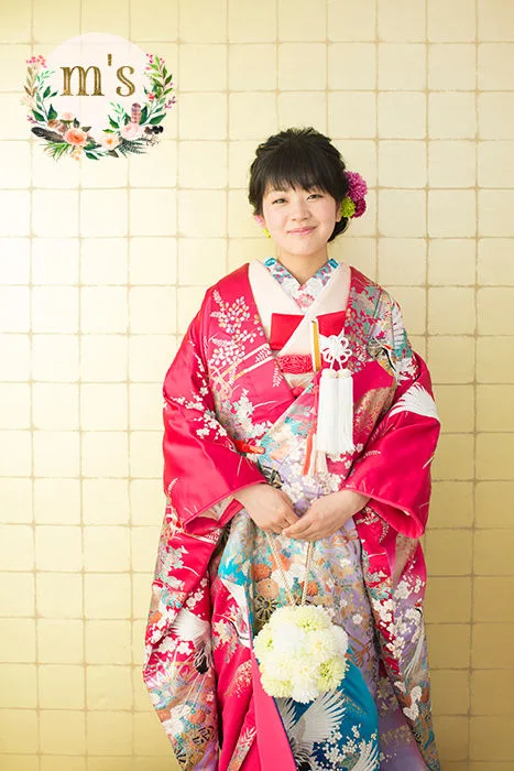 松本城での和装撮影