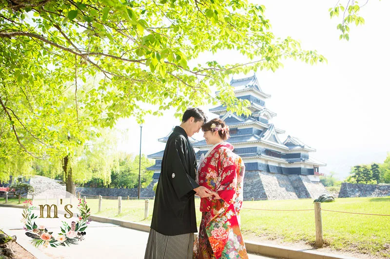 ５月の松本城での前撮り