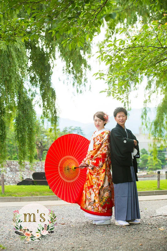 松本城とスタジオでの撮影