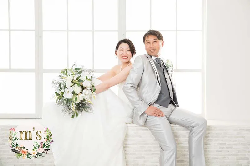 スタジオでの和装・洋装撮影
