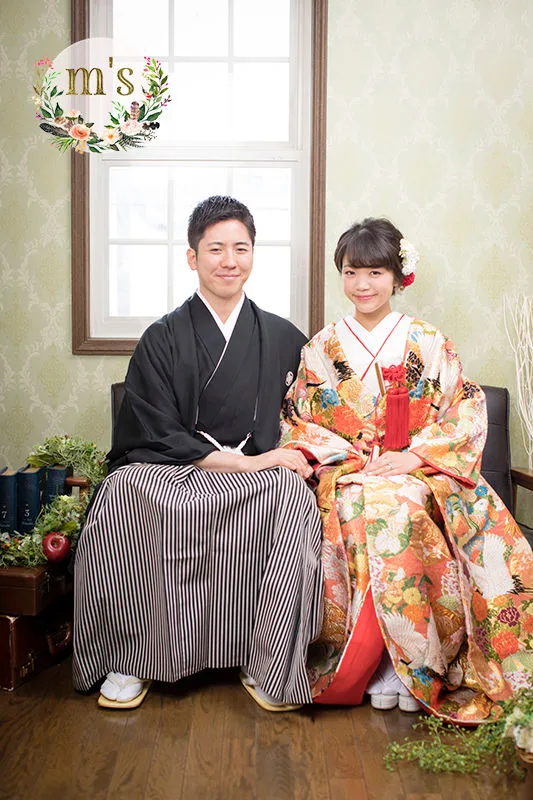 スタジオと松本城での前撮り