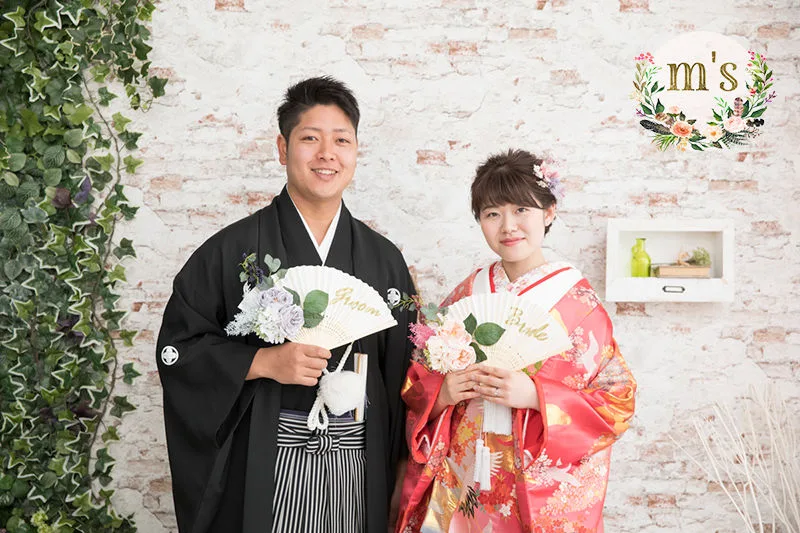 桜の松本城