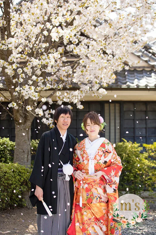 桜＆松本城