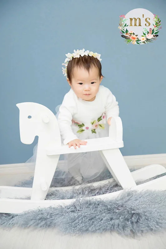 １歳の女の子バースデーフォト