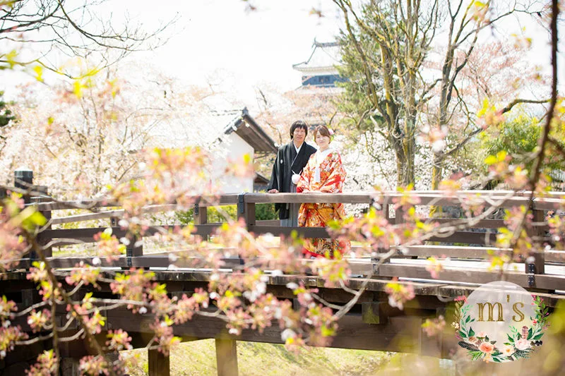 桜＆松本城