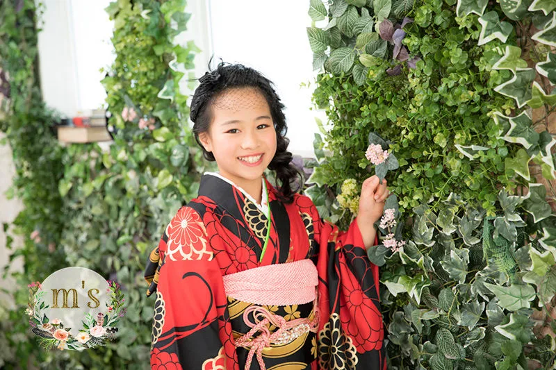 ハーフ成人式　スタジオ撮影