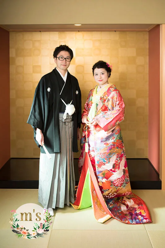 スタジオと松本城で前撮り