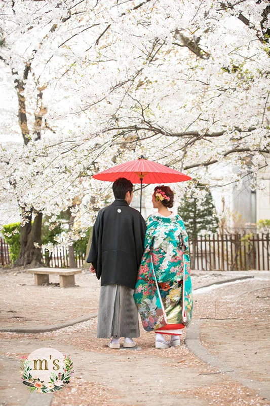 松本城での前撮り