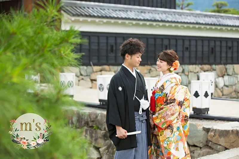 7月中旬、松本城とスタジオでの前撮り