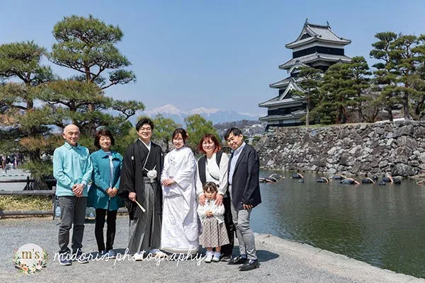 松本城とアルプス公園での桜撮影