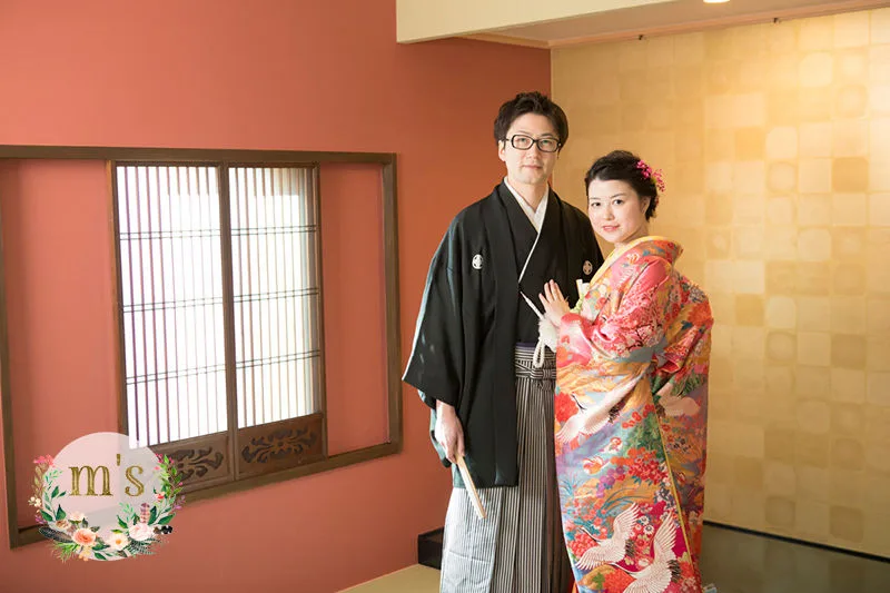 スタジオと松本城で前撮り