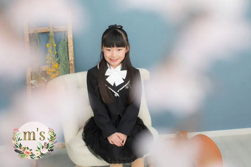 スタジオでの卒園・入学写真