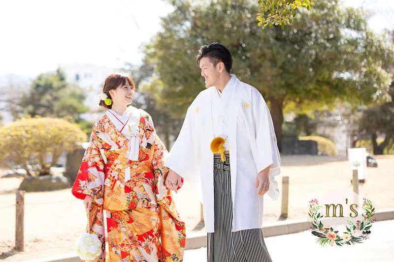 ３月、松本城で前撮り