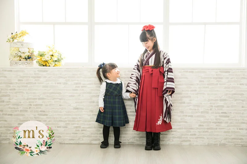 スタジオでの卒園・入学写真