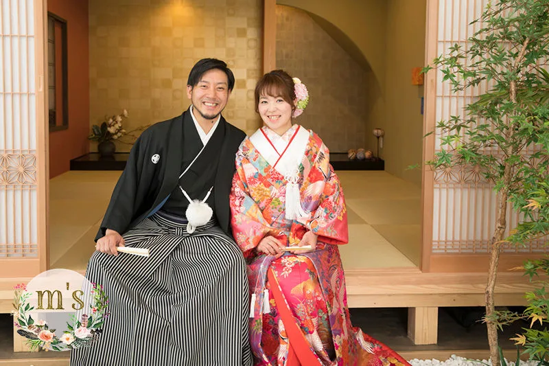 松本城とスタジオにて前撮り