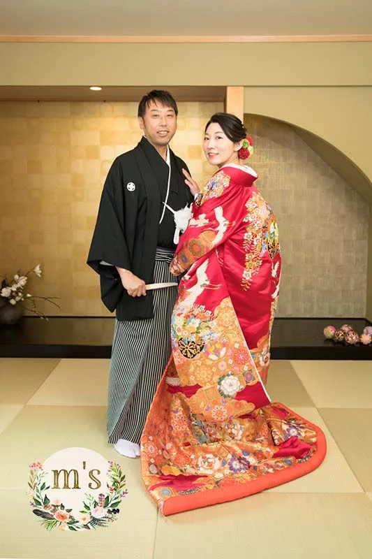 スタジオでの和装・洋装撮影