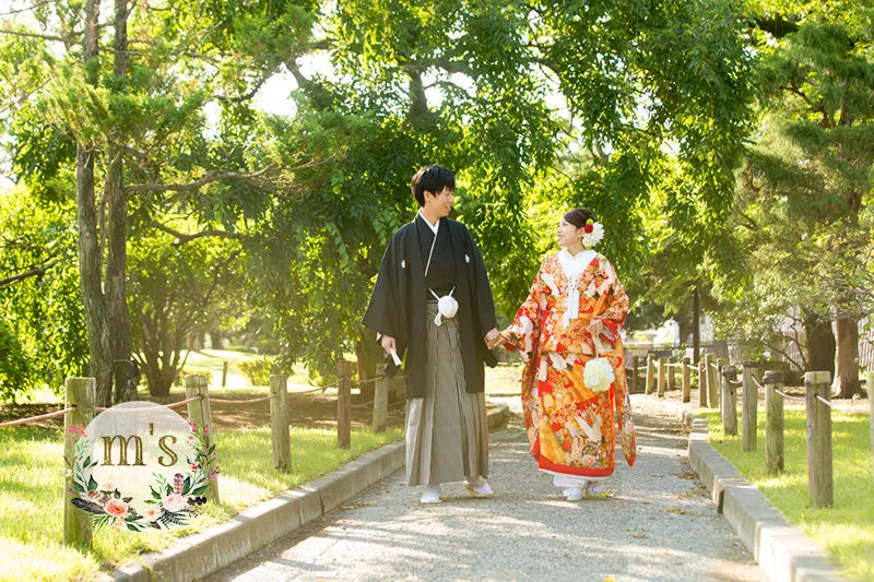 松本城＆スタジオにて前撮り