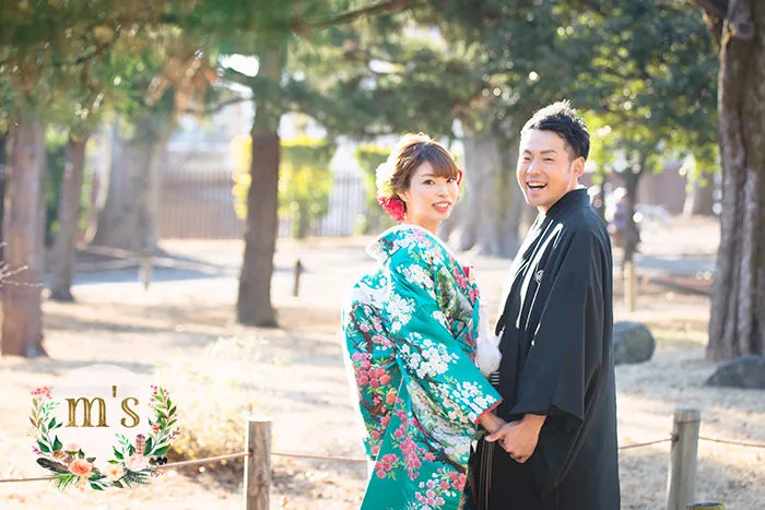 松本城とスタジオでウェディング前撮り