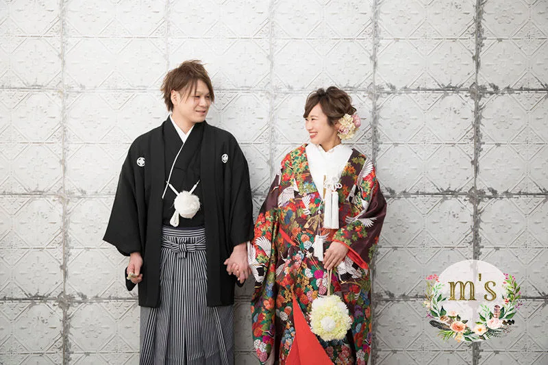 松本城とスタジオでの前撮り