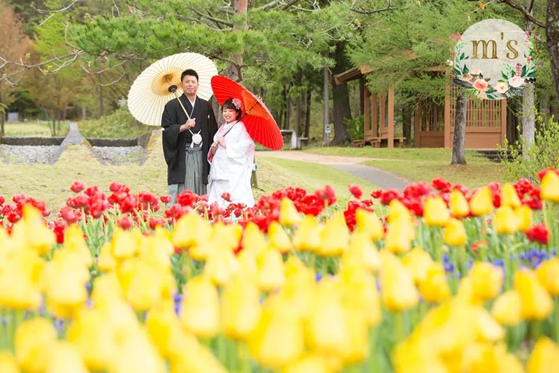 あづみの公園での前撮り