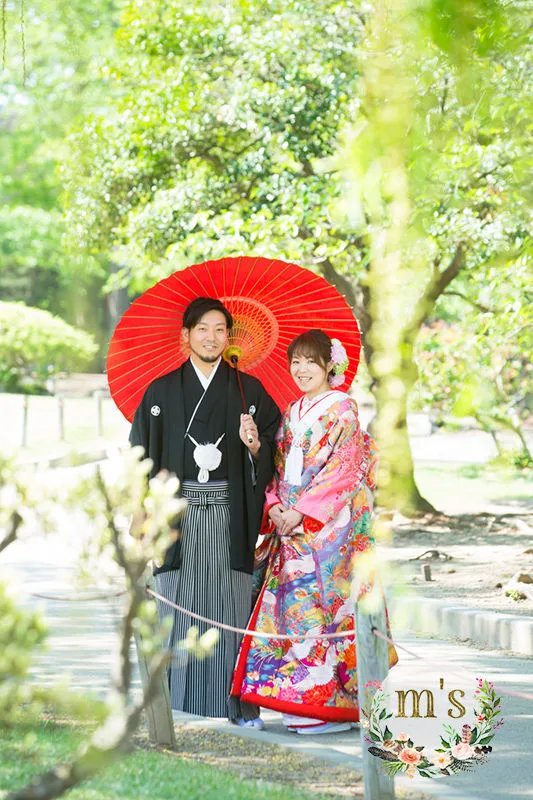 松本城とスタジオにて前撮り