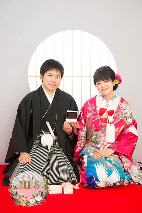 松本城での和装撮影