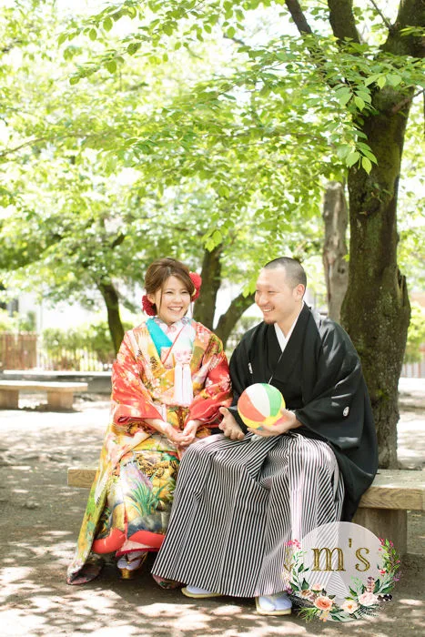 松本城前撮り