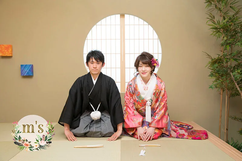 桜と松本城