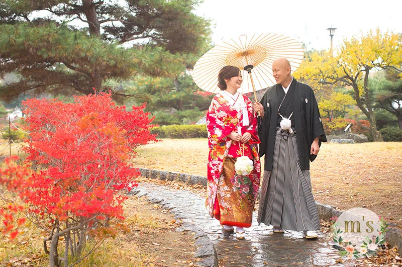 紅葉のあがたの森