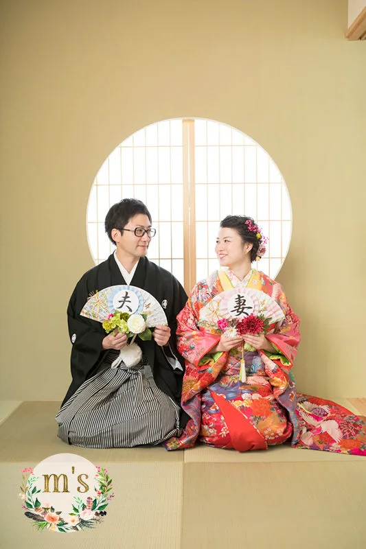 スタジオと松本城で前撮り