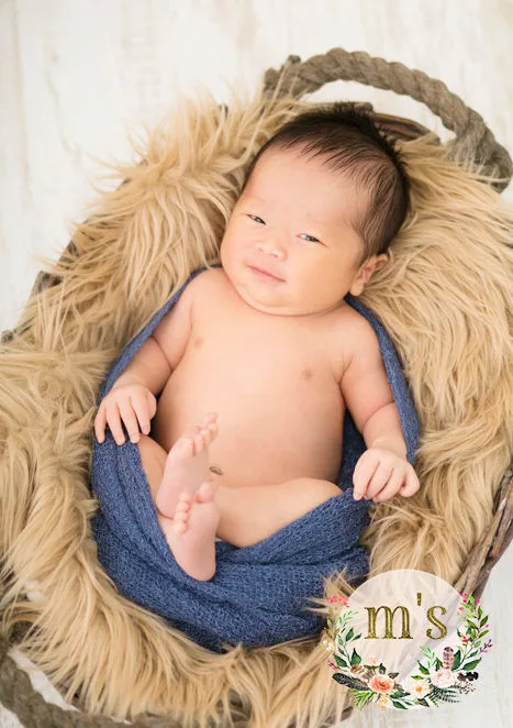 男の子のニューボーンフォト