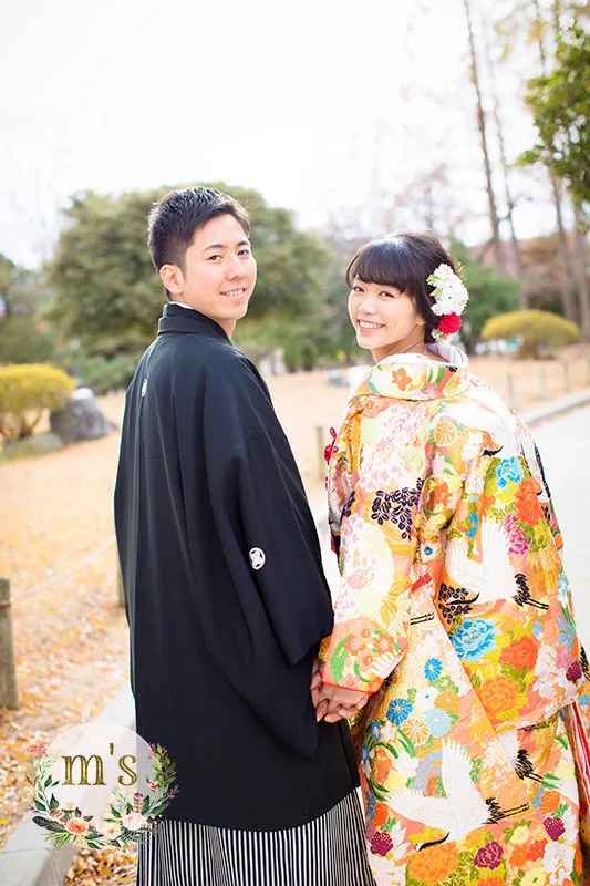 スタジオと松本城での前撮り