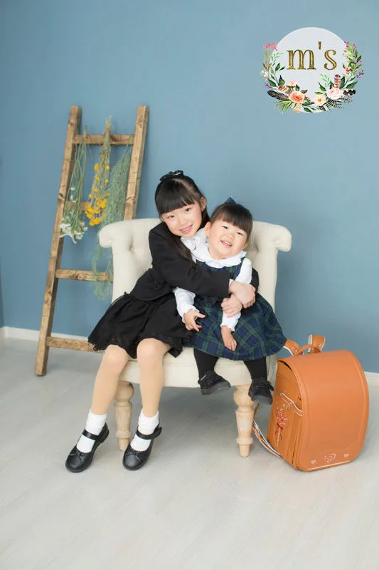 スタジオでの卒園・入学写真