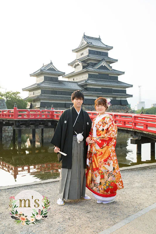８月、松本での結婚写真前撮り