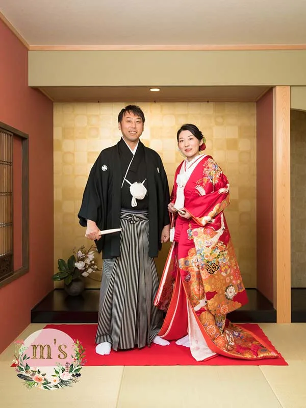 スタジオでの和装・洋装撮影