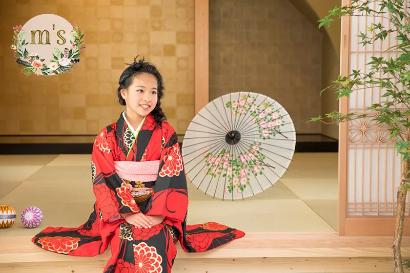 ハーフ成人式　スタジオ撮影