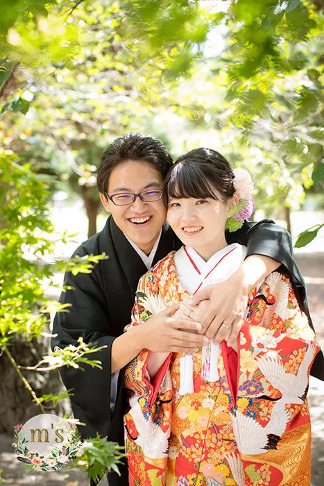 松本城での前撮り