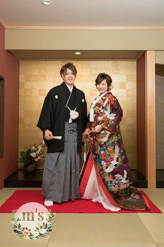 松本城とスタジオでの前撮り