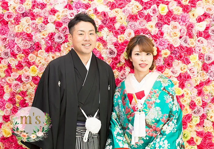 松本城とスタジオでウェディング前撮り