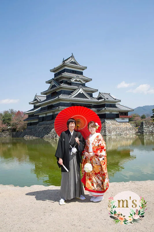 桜＆松本城