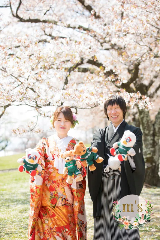 桜＆松本城