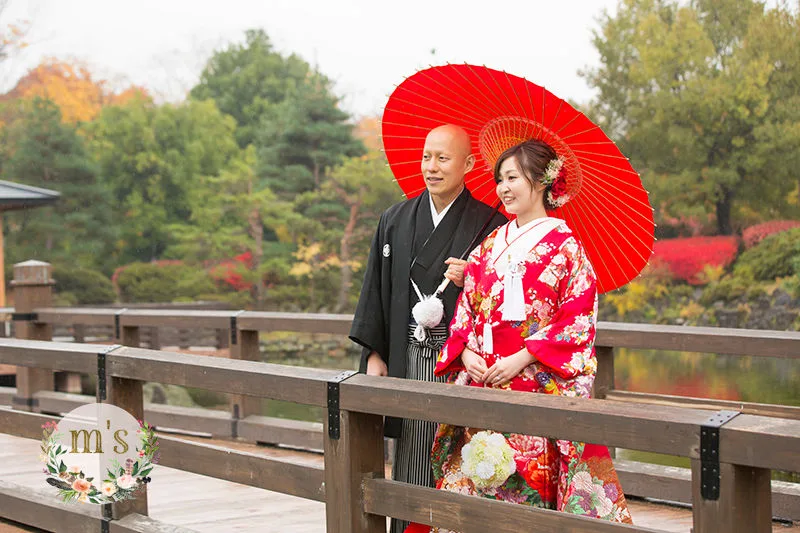 紅葉のあがたの森