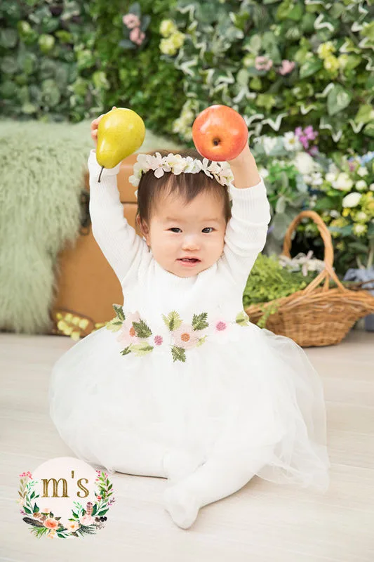 １歳の女の子バースデーフォト