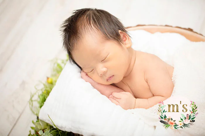 男の子のニューボーンフォト