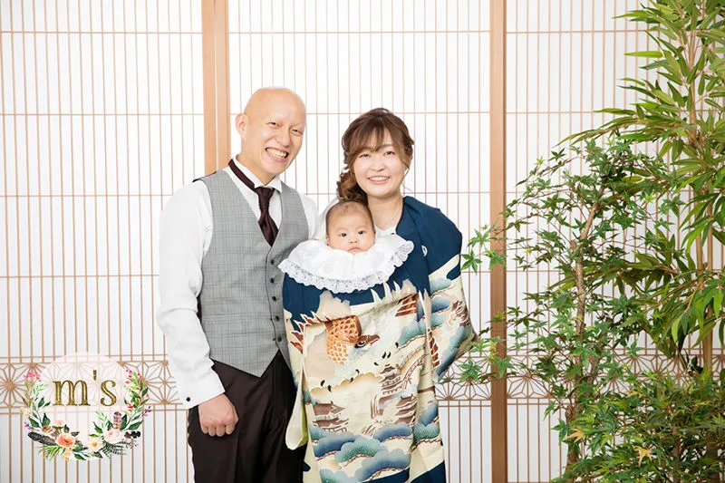 お宮参り記念撮影