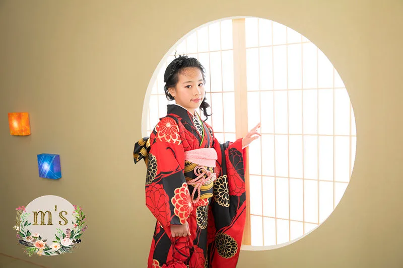 ハーフ成人式　スタジオ撮影