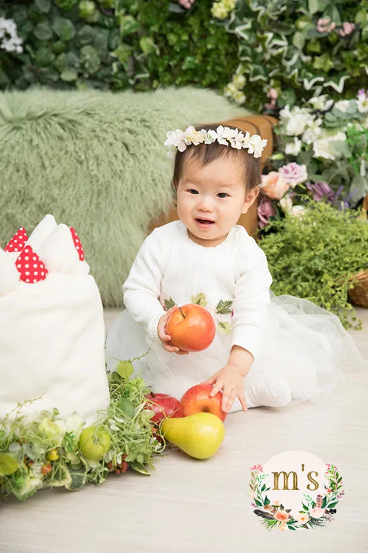 １歳の女の子バースデーフォト