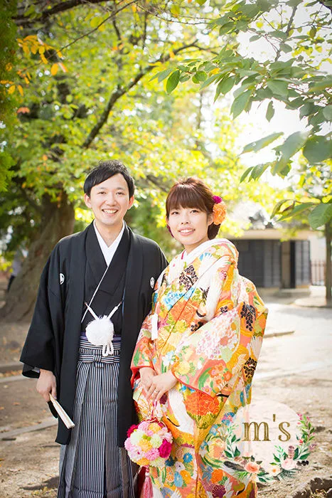 松本城にて前撮り